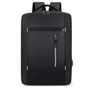 Large Slim Laptop Backpack Waterproof Business Travel Bag w/ USB Charge …
